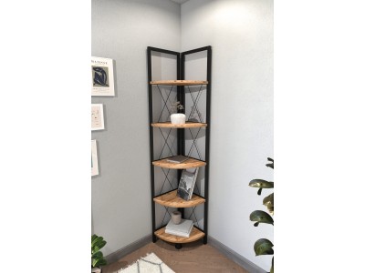 Ъглова метална етажерка